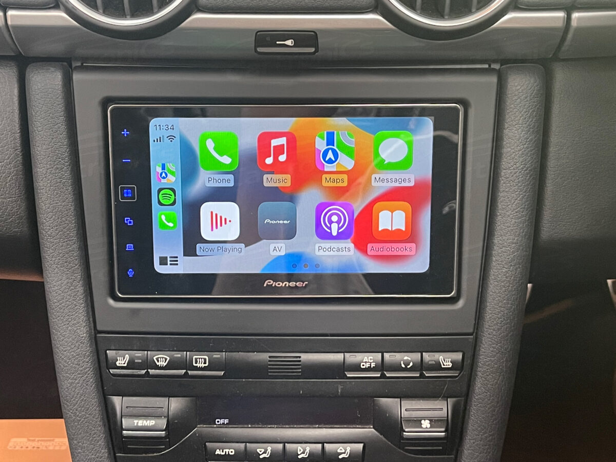 Porsche 987 Radio 2DIN Apple CarPlay Android Auto Waze DAB