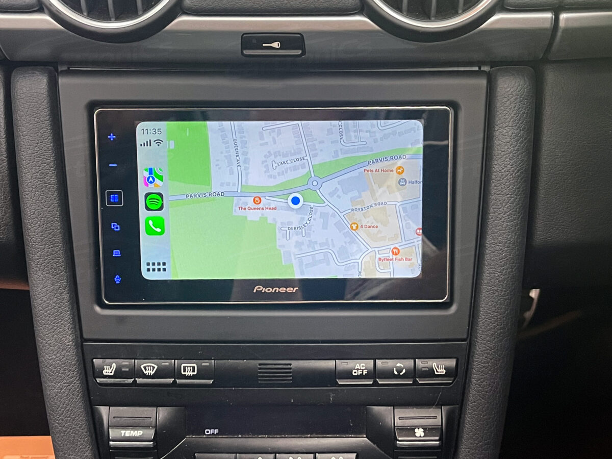 Porsche 987 Radio 2DIN Apple CarPlay Android Auto Waze DAB