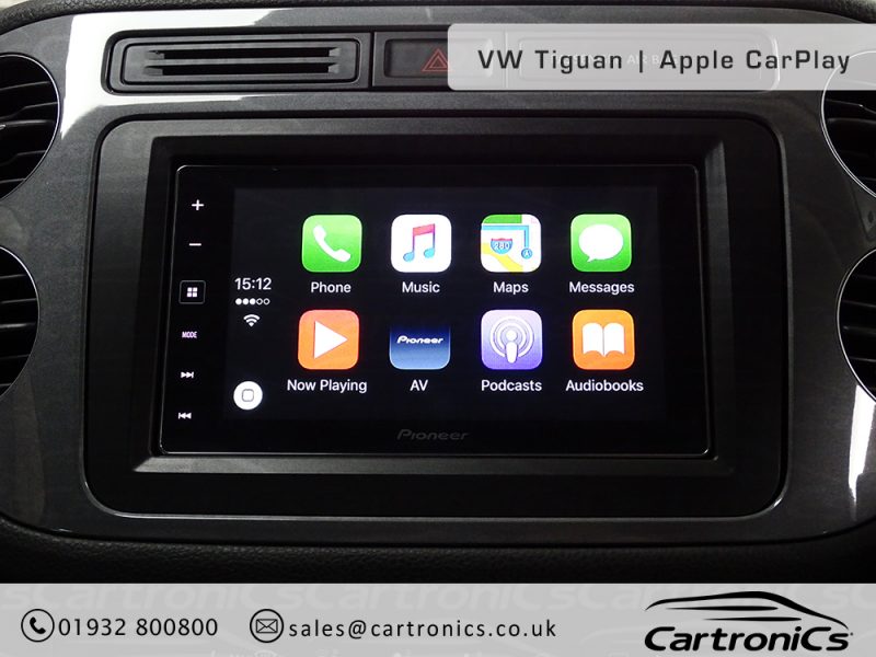 VW Tiguan Apple CarPlay Double Din Upgrade